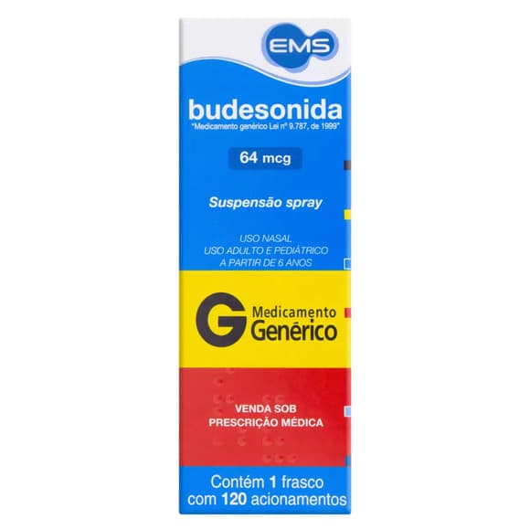 BUDESONIDA(GEN) 64MCG FR  120ML