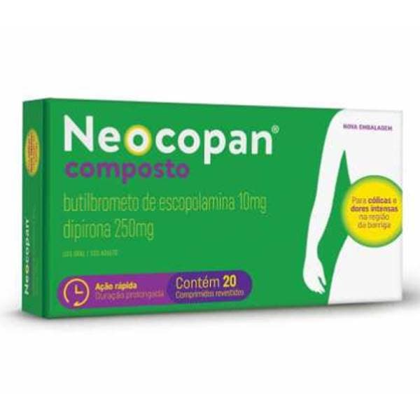NEOCOPAN COMPOSTO 10+250MG 20C REV PVC