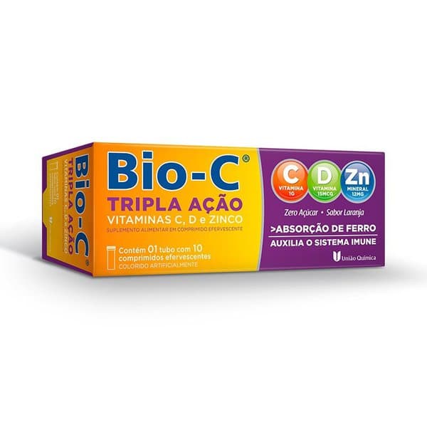 BIO-C TRIPLA ACAO COMP EFEV X10 (AL)