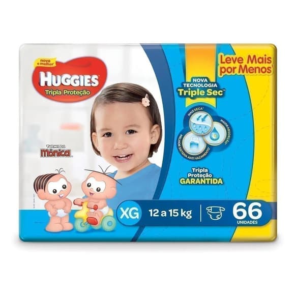 FR HUGGIES TRIP PROT HIPER XG C/66