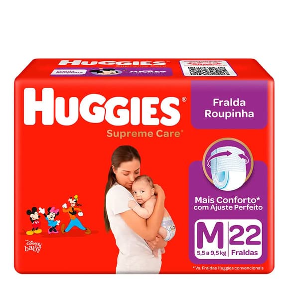FR HUGGIES S CARE ROUPINHA M 22