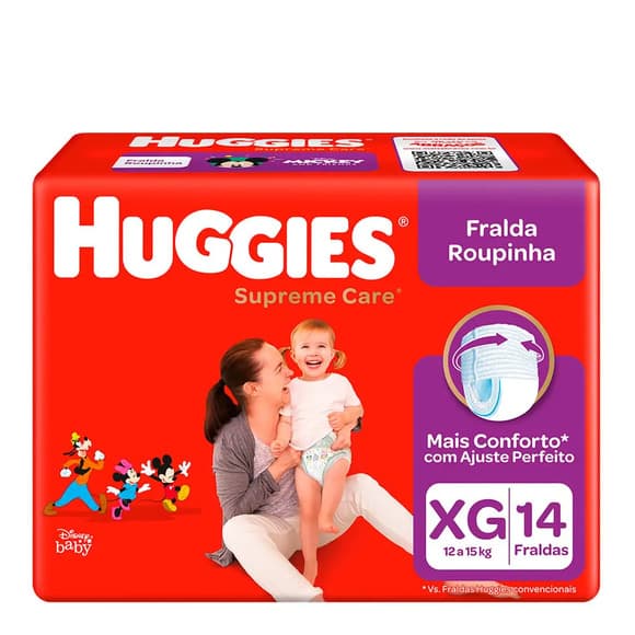 FR HUGGIES S CARE ROUPINHA XG 14
