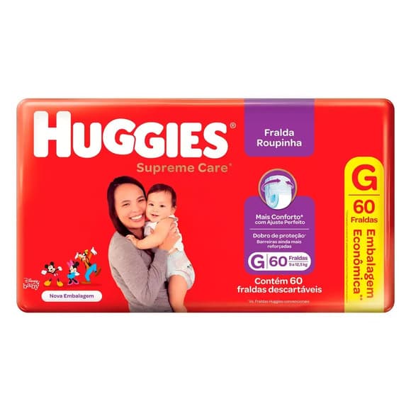 FR HUGGIES ROUP SUP G HIPER C/60
