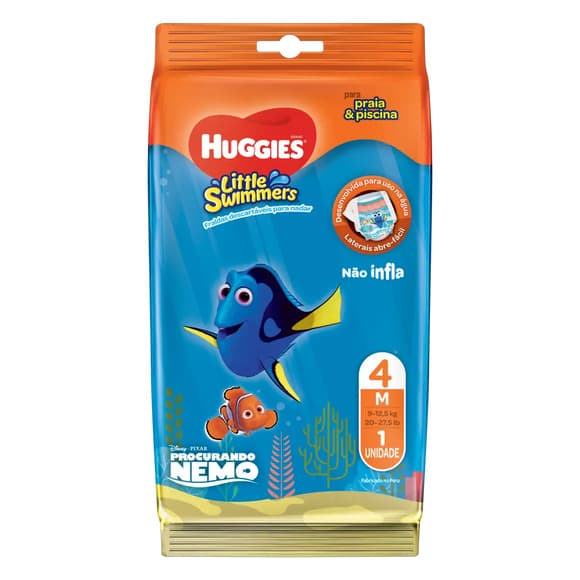 FR HUGGIES LITTLE SWIMMERS PISC M C/1