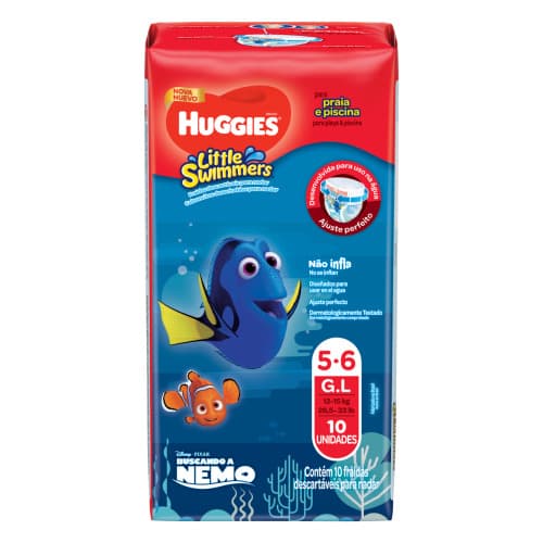 FR PISCINA HUGGIES G-REG 10 UNID