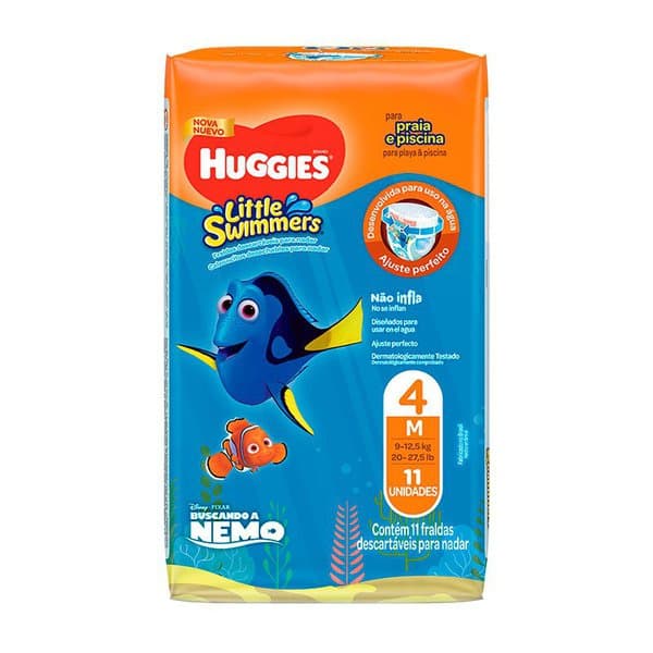 FR PISCINA HUGGIES P-M 11 UNID