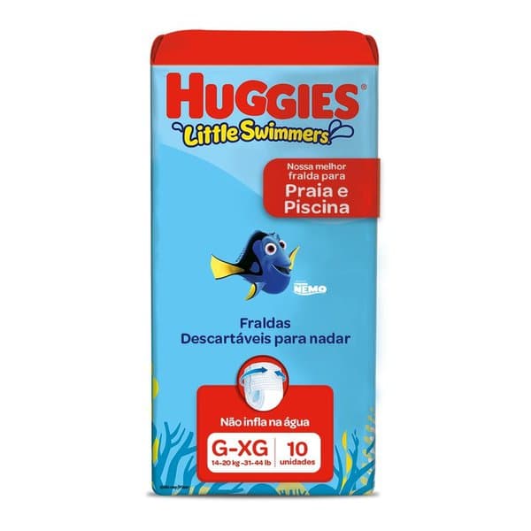 FR PISCINA HUGGIES G-XG 10 UNID