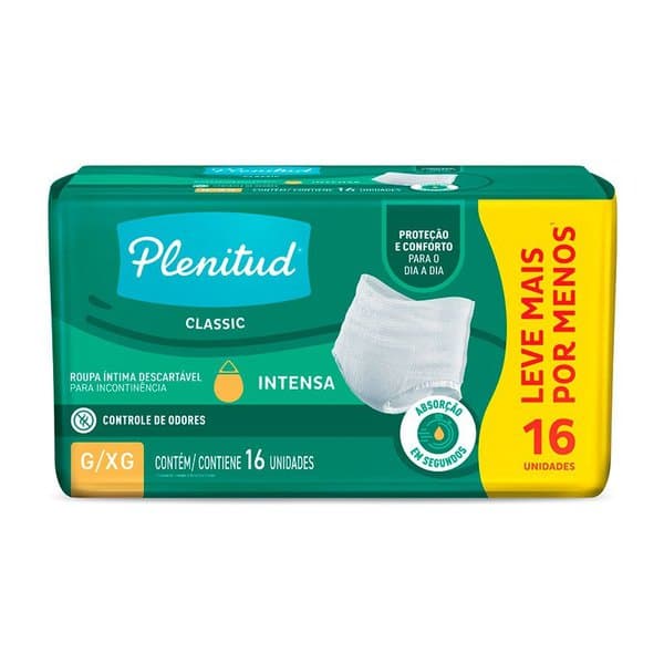 ROUPA INTIMA PLENITU CLASSIC G