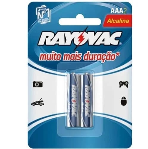 PILHA RAYOVAC PALITO C/2 AAA2