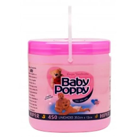 LENCO UMED BABYPOPPY ROSA 450 UNID