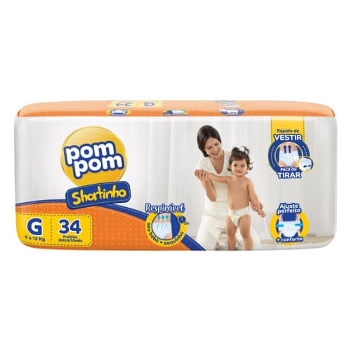 FR POM POM JUMBO SHORTINHO G 34