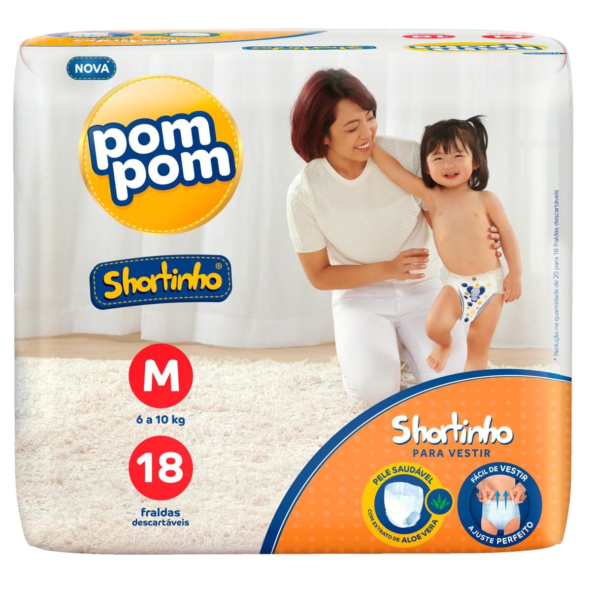 FR POM POM  SHORTINHO M C/18