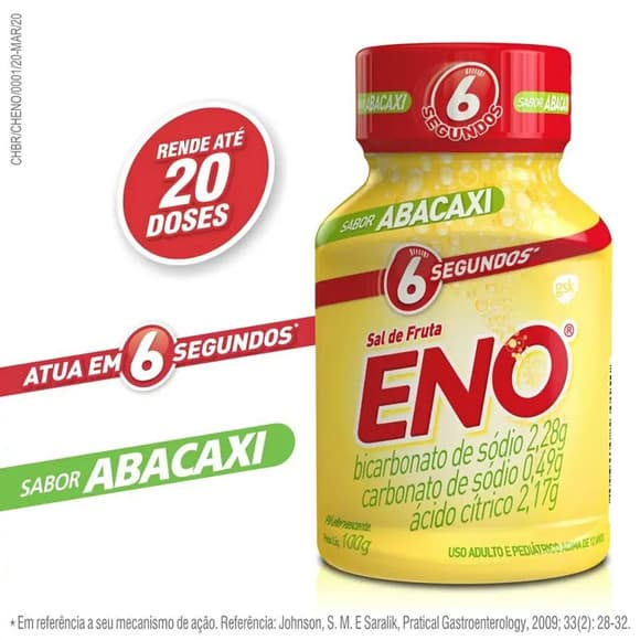 SAL DE FRUT ENO 100G ABACAXI