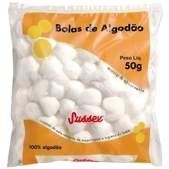 ALG SUSSEX BOLA BRANCA PAC 50G