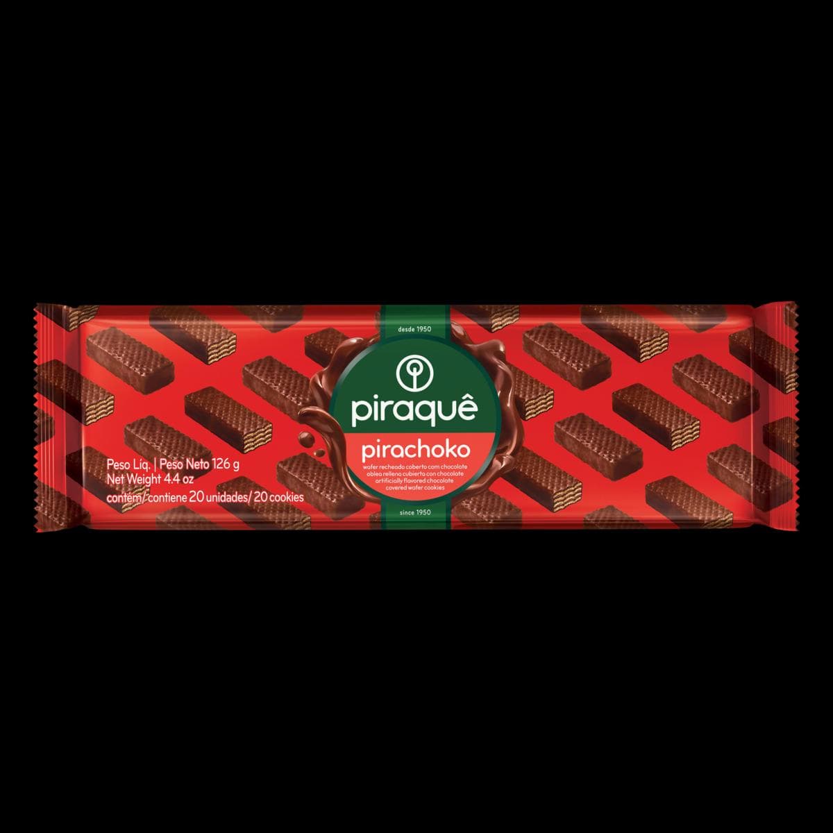 PIRAQUE CHOCOWAFER AO LEITE 100,8GR