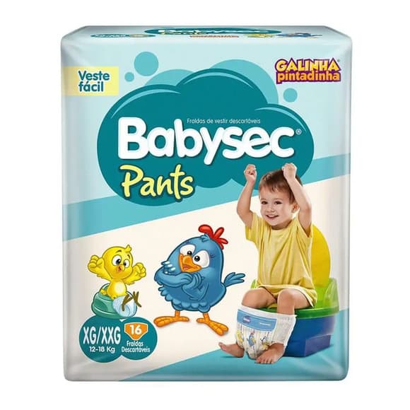 FR BABY SEC PANTS XG/XXG 16UNID