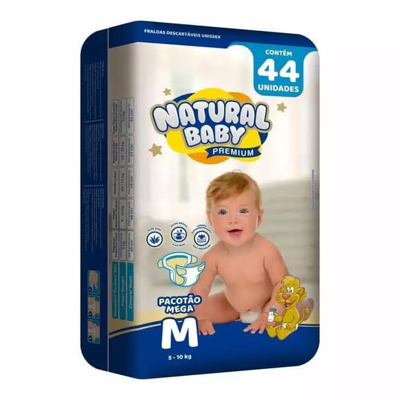 FR NATURAL BABY PREMIUM M 44 UNID
