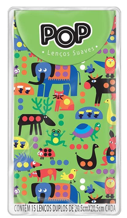 LENCO DE PAPEL POP  PACOTE C 6 OMPACT