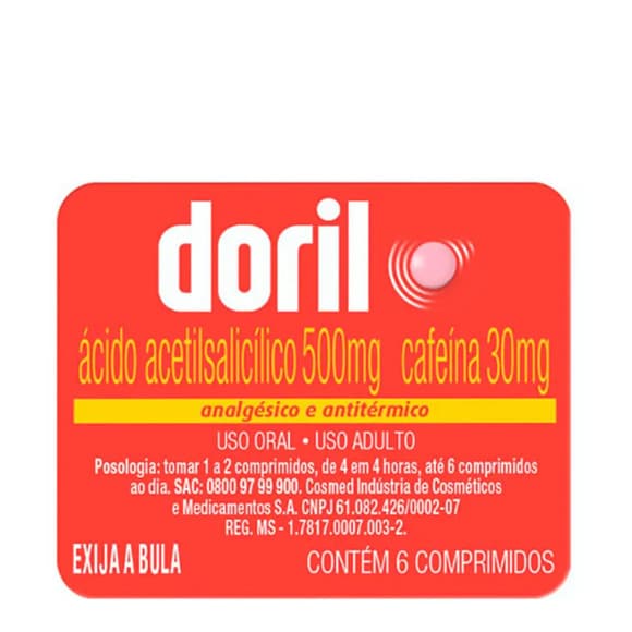 DORIL CARTELA COM 6 COMP