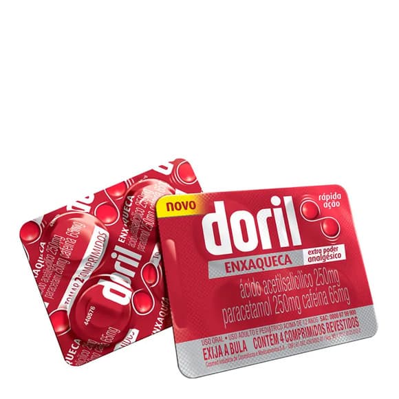 DORIL ENXAQUECA CARTELA 4 COMP