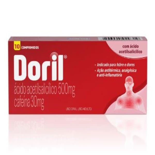 DORIL(FLIB) 500+30 MG CX 10 COMP