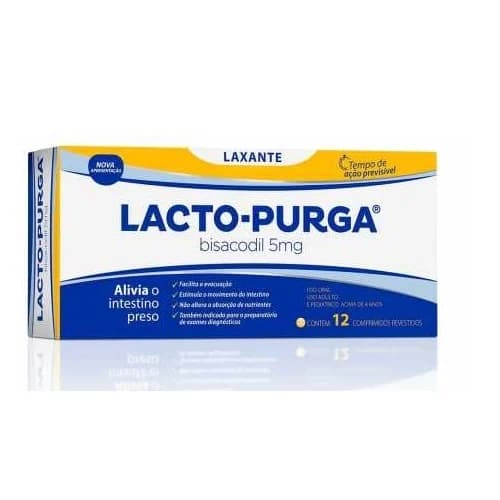LACTO PURGA (FLIB) 5 MG COM REV CT X 12
