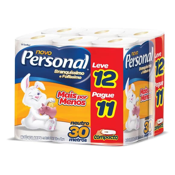 PAPEL HIG PERSONAL NEUT 30M L12P11UN