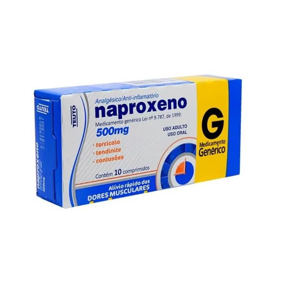 NAPROXENO(GEN) 500MG CX 10COMP