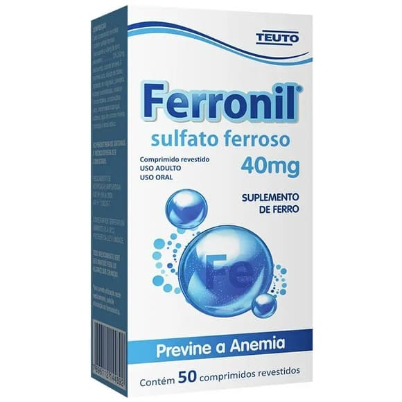 FERRONIL 40MG CX/50DRG