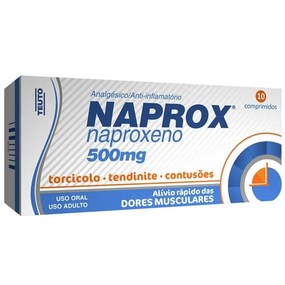 NAPROX 500MG CX 10COMP
