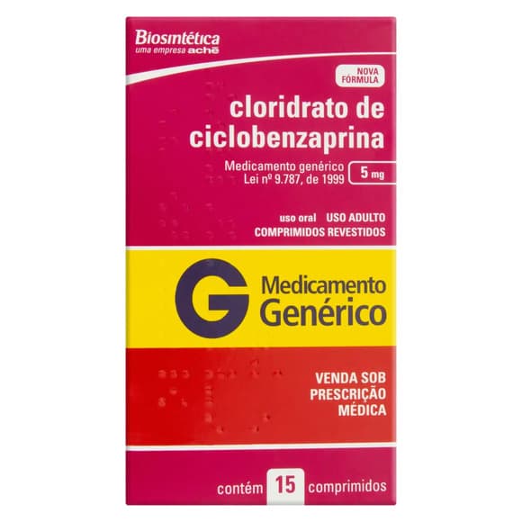 CLORID.CICLOBEN G)5MG CX 15CPR