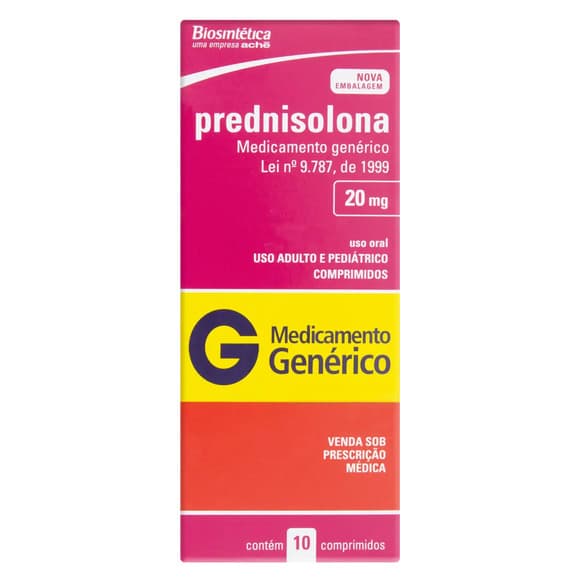 PREDNISOLONA(GE 20MG CX 10 COMP