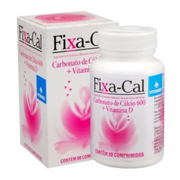 FIXA-CAL CARB CALCIO 600+ VIT D 90CP