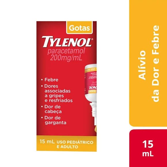 TYLENOL 200MG GTS 15ML