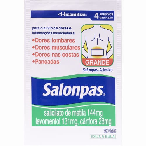 SALONPAS 330MG EMPL.GDE C/4