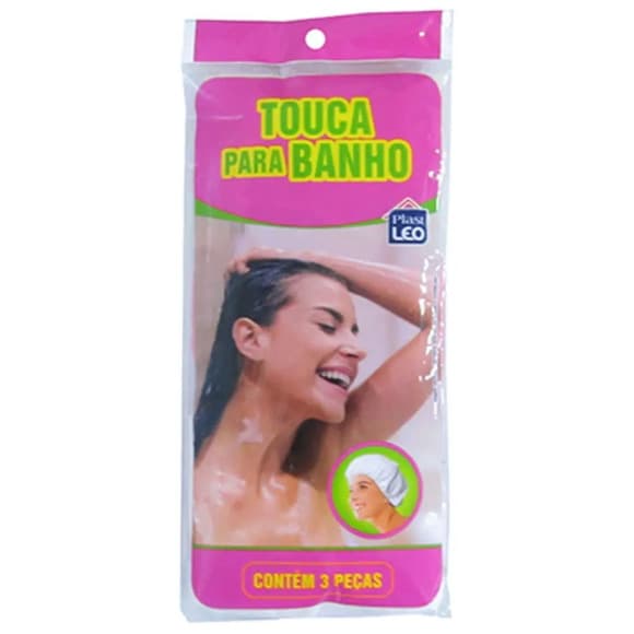 TOUCA BANHO PLAST LEO C/3