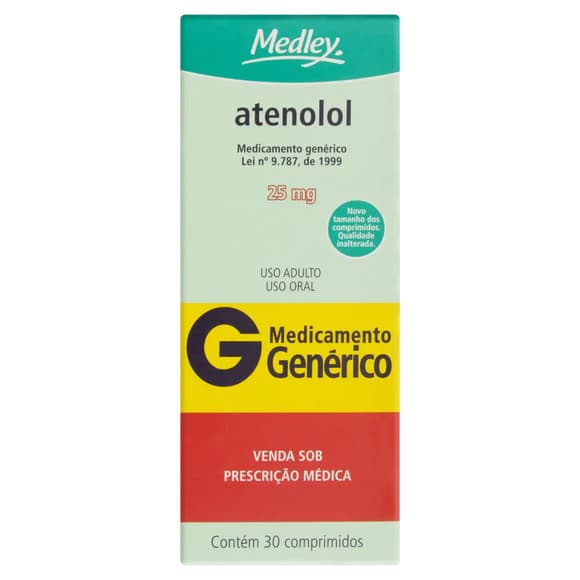ATENOLOL(GEN) 25MG 3BLX10CPR