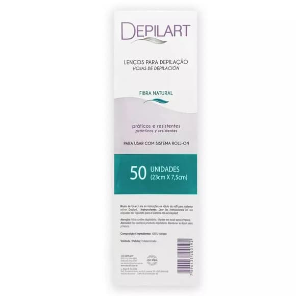 LENCO DEPILART 50 UNIDADES