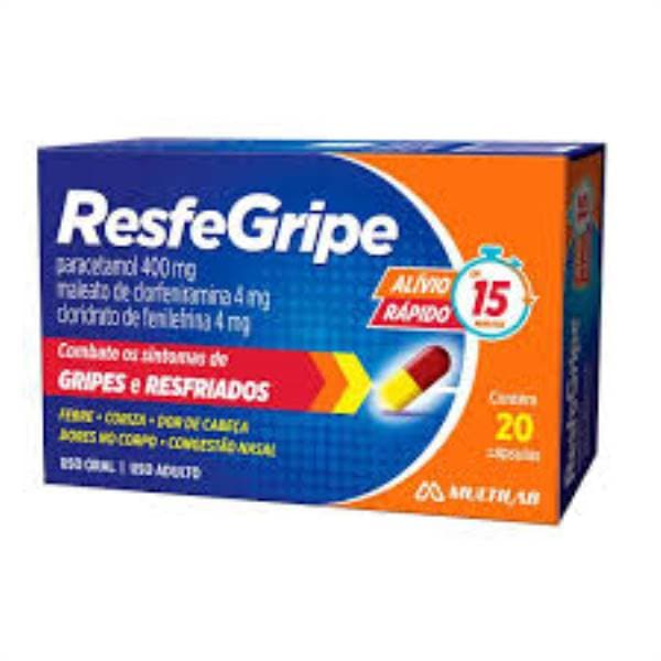RESFEGRIPE 20 CAPS