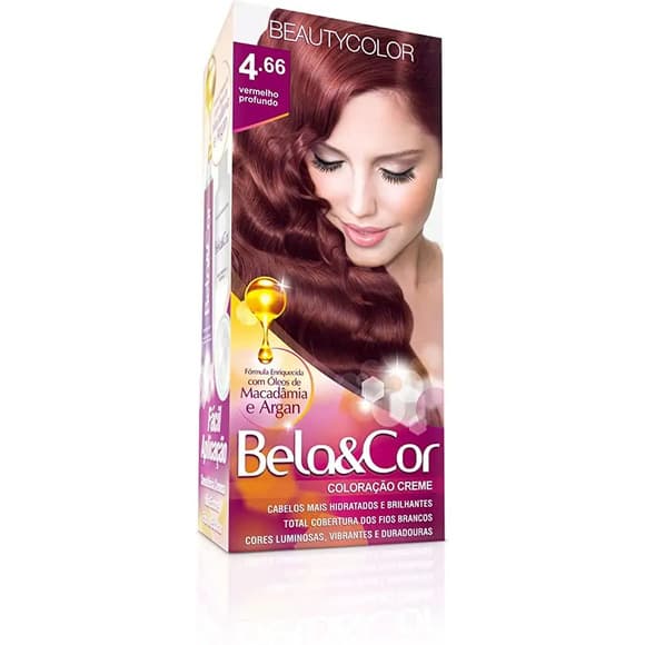 TINT BEAUTYCOLOR 4.66 VERMELHO PROFUNDO
