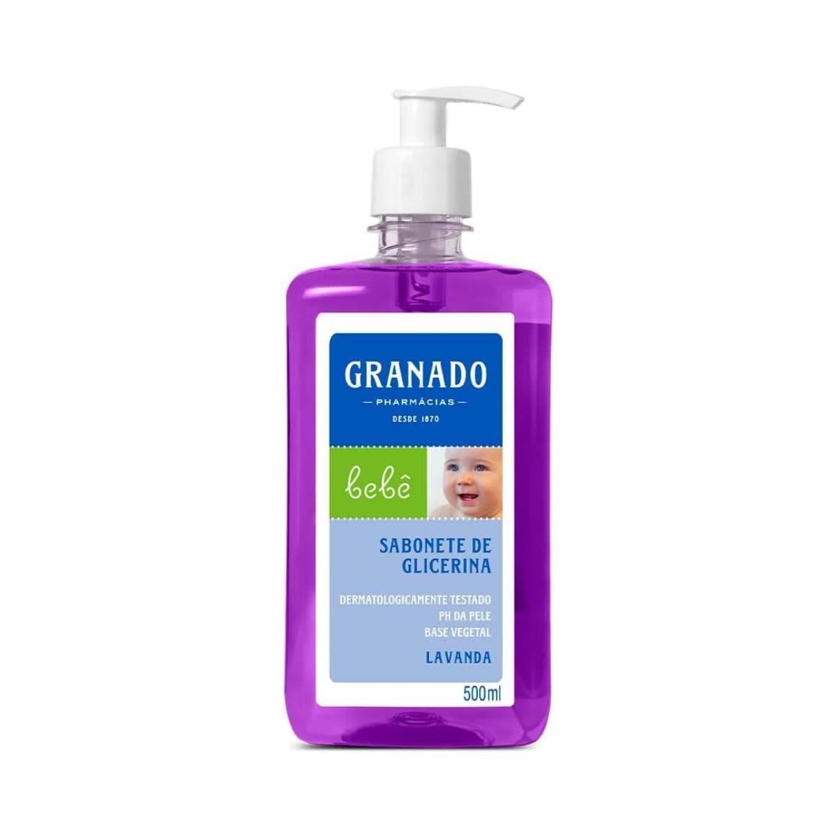 SAB LIQ GRANADO BEBE GLICE LAVANDA 500 ML