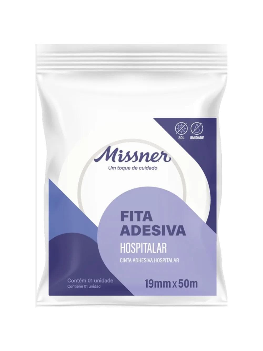 FITA ADESIVA HOSPITA 19MMX50M BRANCA