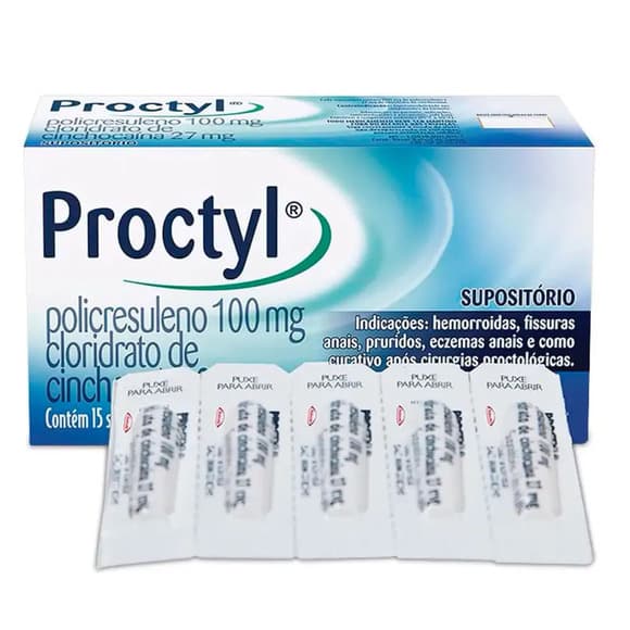 PROCTYL 100+27MG 15SUP