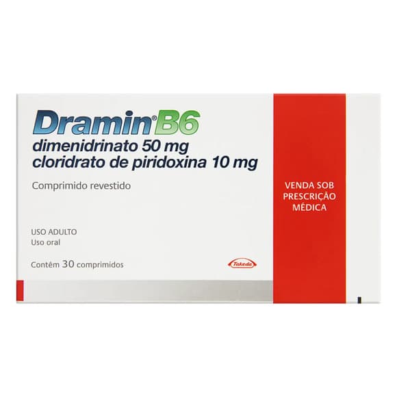 DRAMIN B6 50+10MG CX 30CP