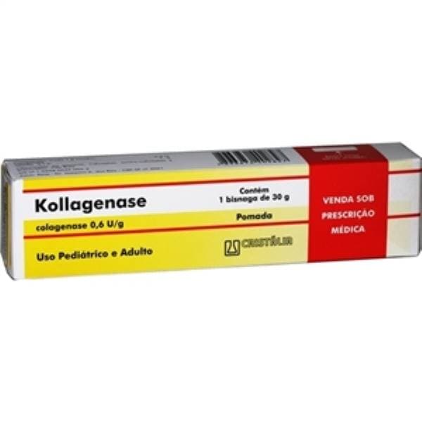KOLLAGENASE C/CLOR 0,6U+0,01G POM 30G