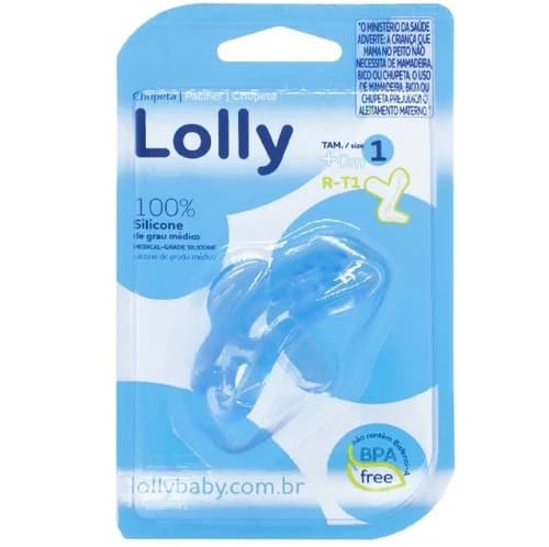 CHUPETA LOLLY 100  SILIC RED N2 AZUL