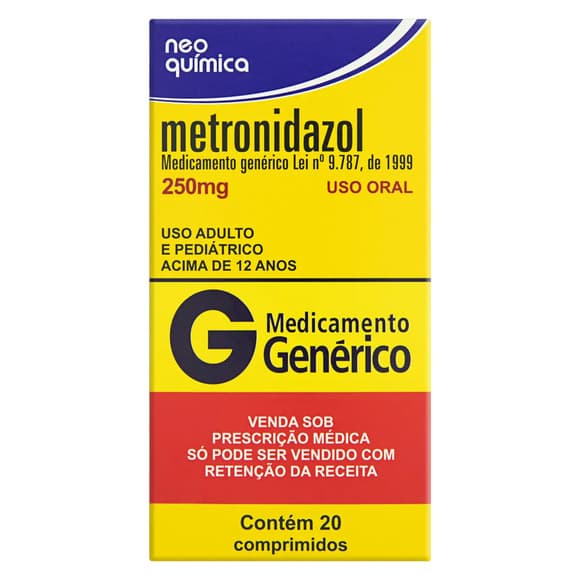 METRONIDAZOL(GE 250MG 2BL/10CPR