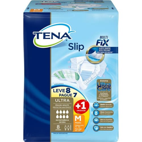 FRALDA TENA SLIP ULT M L8 P7