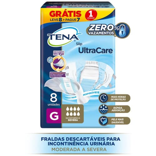 FRALDA TENA SLIP ULT G L8 P7