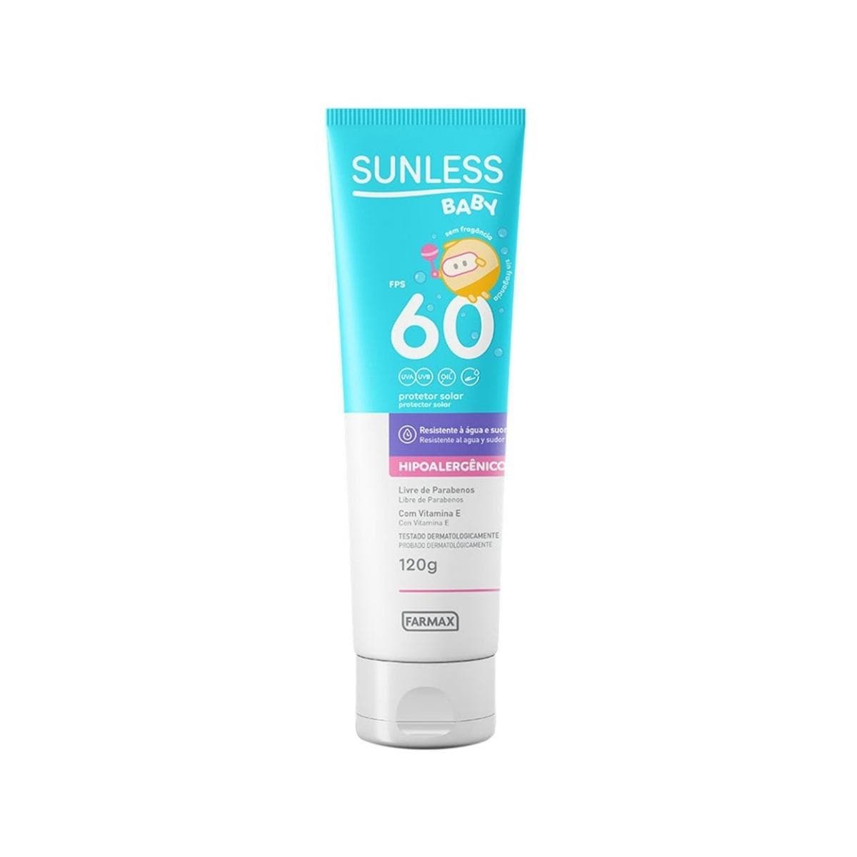 PROT SOL SUNLESS BABY FPS60 120G